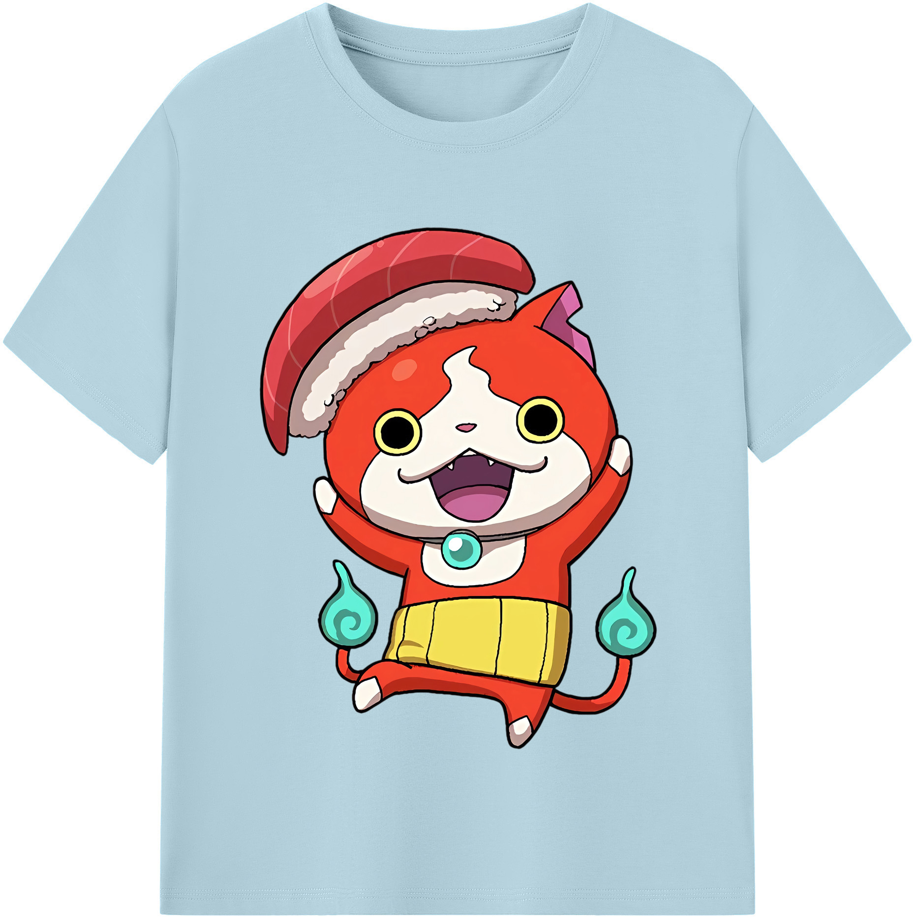 （画像用） 妖怪ウォッチ Yo-kai Watch 綿100％半袖Tシャツ（フロントプリント）